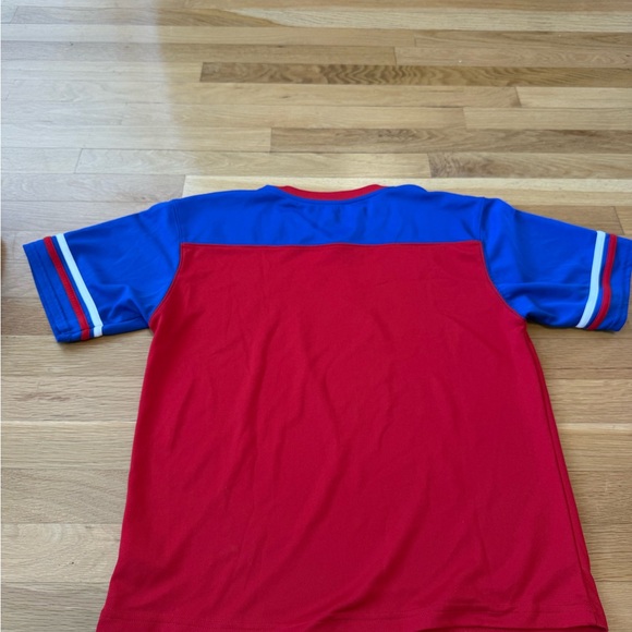 NFL Team Apparel Buffalo Bills Youth XL (14/16) Jersey Style T-Shirt Red Blue - Picture 6 of 7